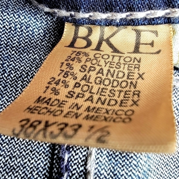 BKE Women's 38 x 33.5 Drew Bootcut Stretch Cotton Blend Style# BK14139L Jeans - Picture 8 of 14
